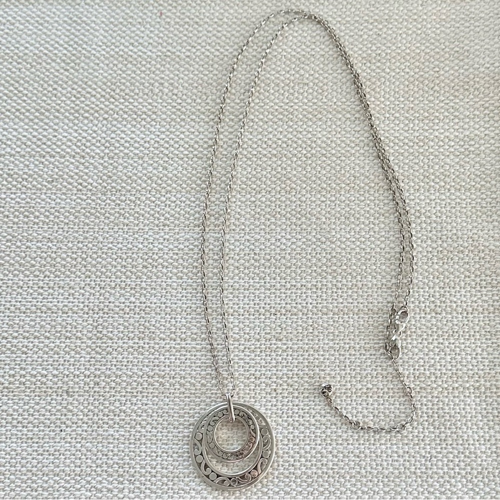 BRIGHTON Contempo Open Ring Convertible Long Necklace • JM3970 • Spin Rings - Picture 7 of 14